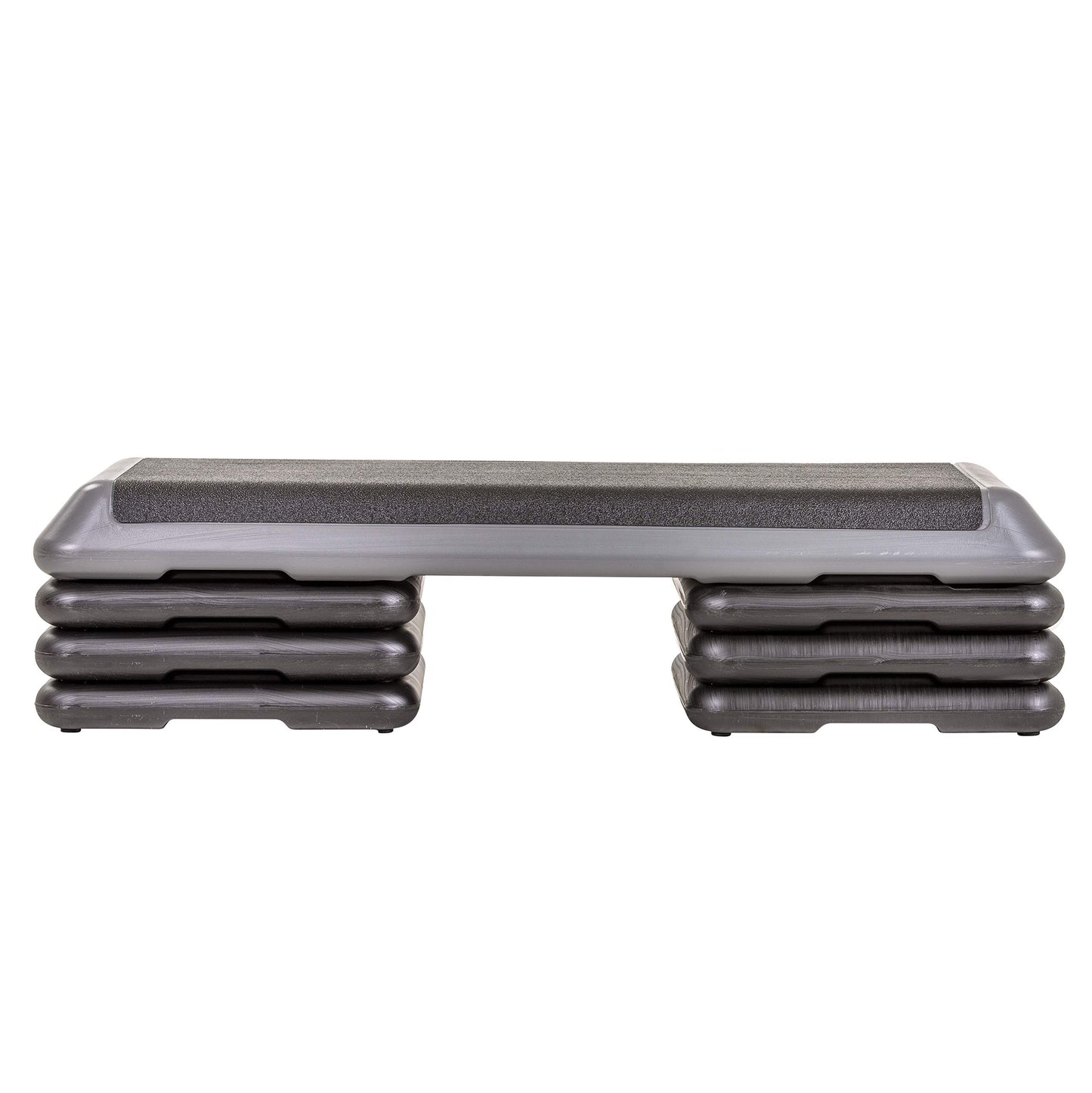 The Step (Made in USA Original Aerobic Platform for Total Body Fitness – Health Club 6 Risers Grey