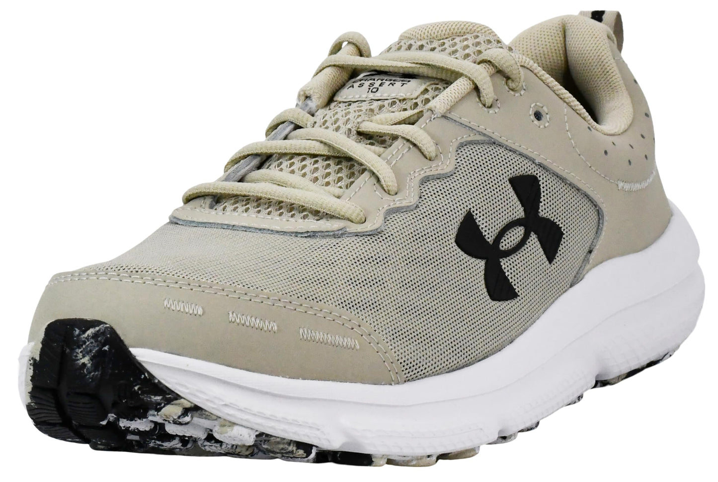 Under Armour Men's Charged Assert 10, (289) Khaki Base/Khaki Base/Black, 14.5, US
