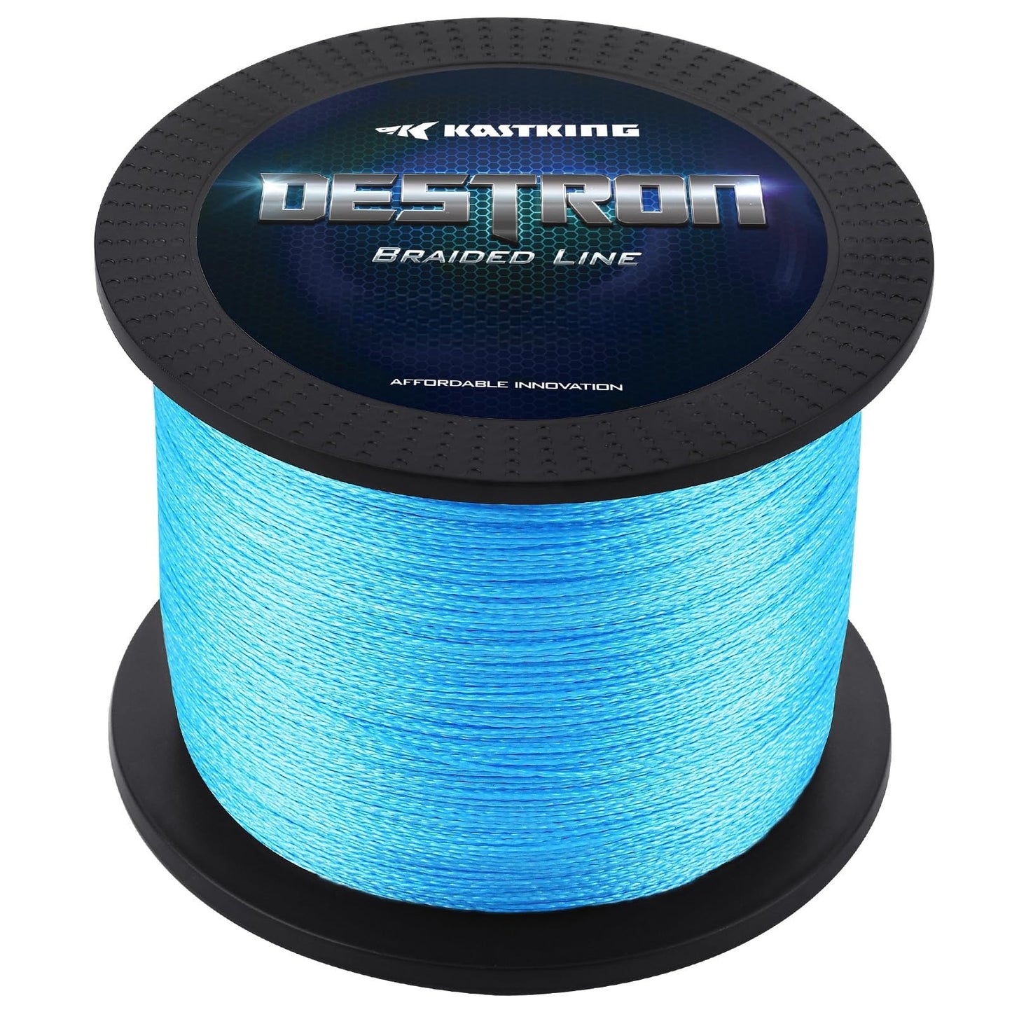 KastKing Destron Braided Fishing Line, Coastal Blue, 4 Stands, 6LB, 150Yds