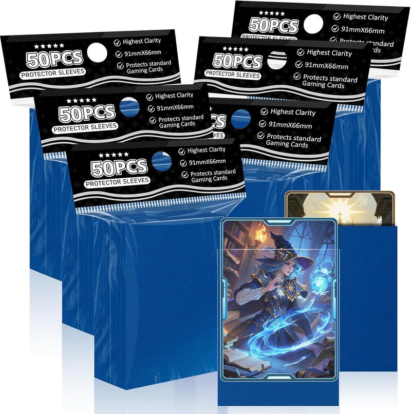 Card Sleeves for MTG - Night Blue 300-Pack | Perfect Fit for Trading & Sports Cards