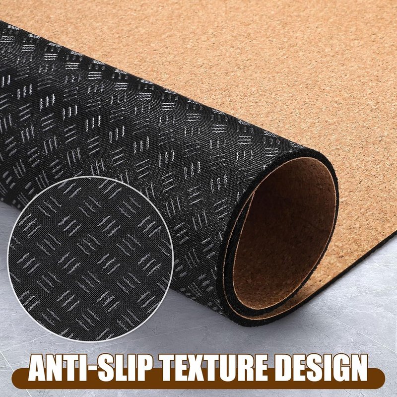 Non-Slip Workout Mat for Elliptical Machines - Stability & Floor Protection | Ideal for Under Desk Use