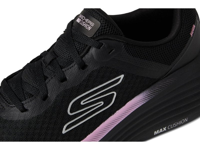 Skechers Women's Max Cushioning Endeavour Canova Sneaker, Black/Pink, 8.5 Wide