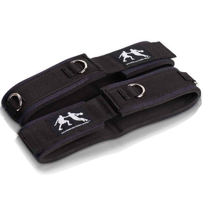 D-Fend Lockdown Lateral Resistance Training Speed Bands - Won't Roll Up - Train for Speed, Toning, Strength