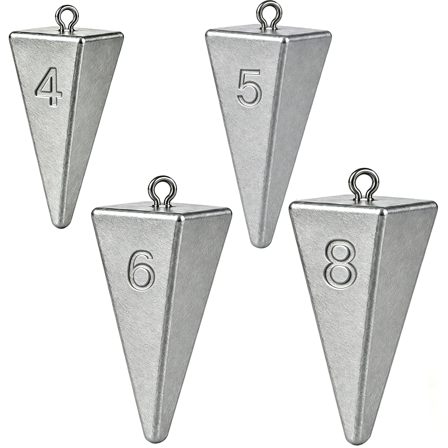 Pyramid Sinkers Fishing Weights Fishing Sinker, Saltwater Fishing Weights Sinkers for Saltwater Surf Fishing Gear Tackle