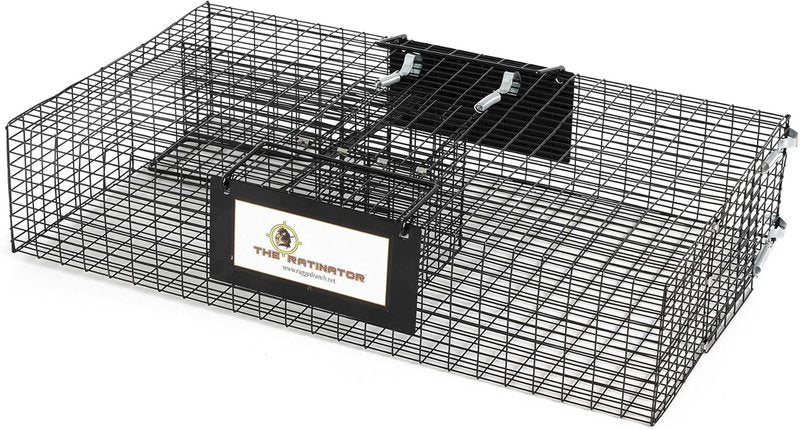 Rugged Ranch Live Rat and Mouse Trap Cage - Humane Multi-Catch Rodent Control | Large Metal Wire Design for Indoor/Outdoor Use