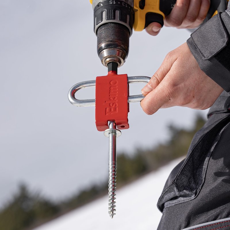 Eskimo® 43416 Anchor Install Adapter, Shelters, Red