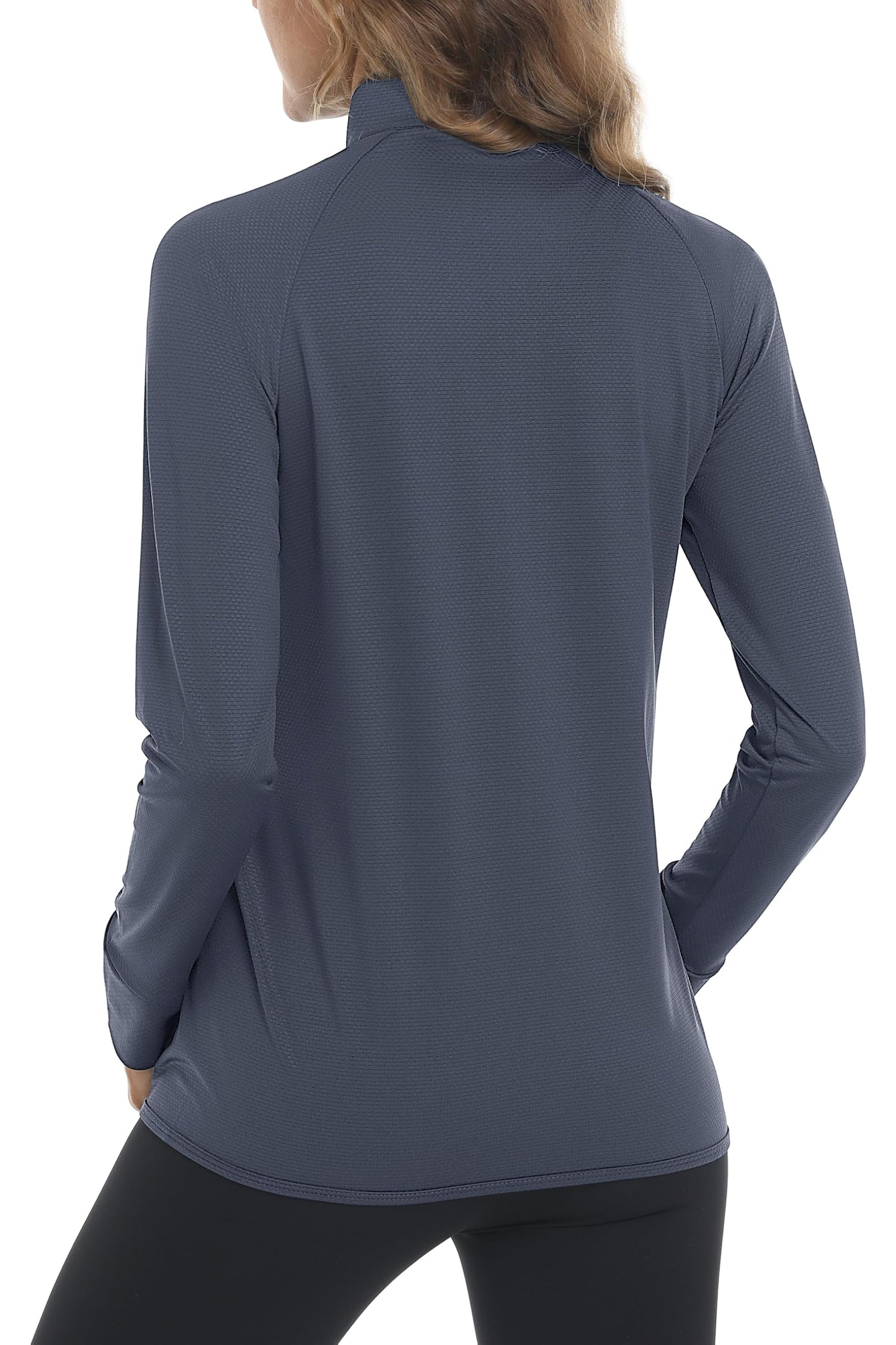 MAGCOMSEN Lightweight Jacket for Women Long Sleeve UPF 50+ Sun Protection Shirts Hiking Running Workout Shirts Grey 2XL