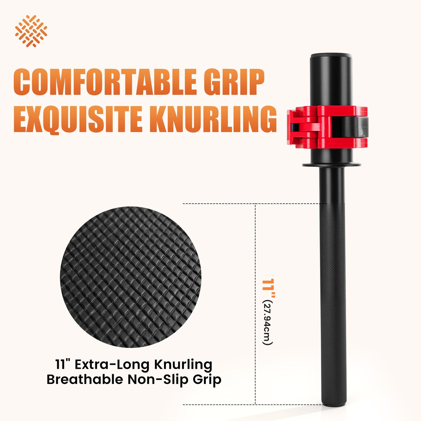 Wrist Strength Stick 1&2in Olympic Plate Forearm Strengthener, Wrist Strengthener with Upgraded Steel Tube and Long Comfortable Knurled Grip, Wrist Exerciser for Wrist Curls,Supination & Pronation