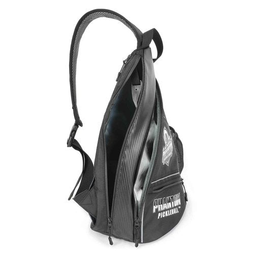 Phantom Pickleball Sling Bag – Adjustable and Reversible Pickleball Bag for Men and Women – Crossbody Sling Backpack for Pickleball, Tennis, Racquetball Gear, Travel – Waterproof Lightweight Sport Bag