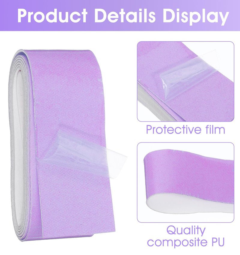 ValueBargain 6Pcs Tennis Racket Grip Tape, Tacky Racket Handle Overgrip Wrap, Absorbent Anti-Slip Badminton Tennis Grip Enhanced Comfort for Players, Gradient Color