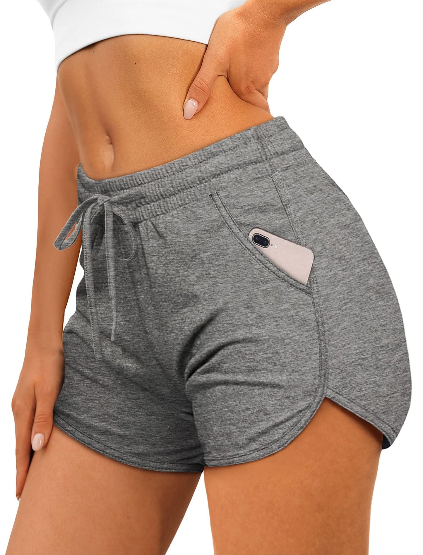 Womens Running Shorts Casual Athletic Dolphin Shorts M