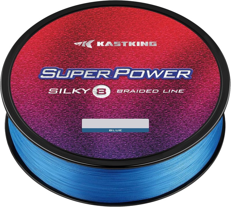 KastKing SuperPower Braided Fishing Line - Abrasion Resistant, Zero Stretch | Smaller Diameter, High Strength