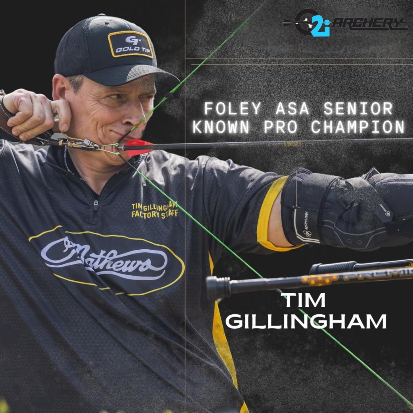 Q2i Fusion X-II | 2.5" | 100pk | Yellow High-Performance Arrow Fletching Vanes with Tri-Fusion Adhesion Technology for Target Archery