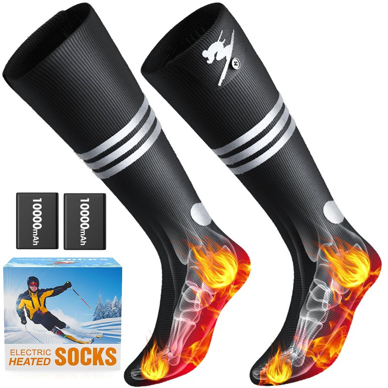Heated Socks APP Control for Men Women with Rechargeable 20000mAh Battery,Electric Socks Up to 16H,Washable Heating Socks Best Gift for Skiing Camping Hunting Motorcycle Outdoor Walking Cycling