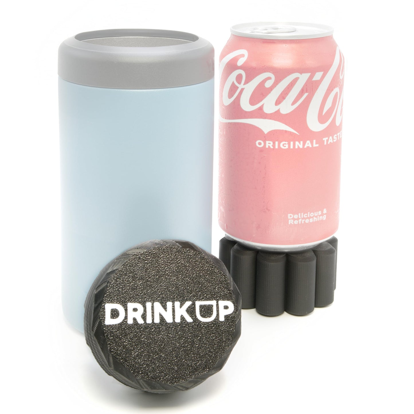 DrinkUp (2 Pack) 12oz Can Adapter for 16oz YETI Can Coolers - Fits MiiR CamelBak RTIC BrüMate, Colster or Insulator for Tallboys - Spacer Extension for 16oz Can coolers use 12oz cans