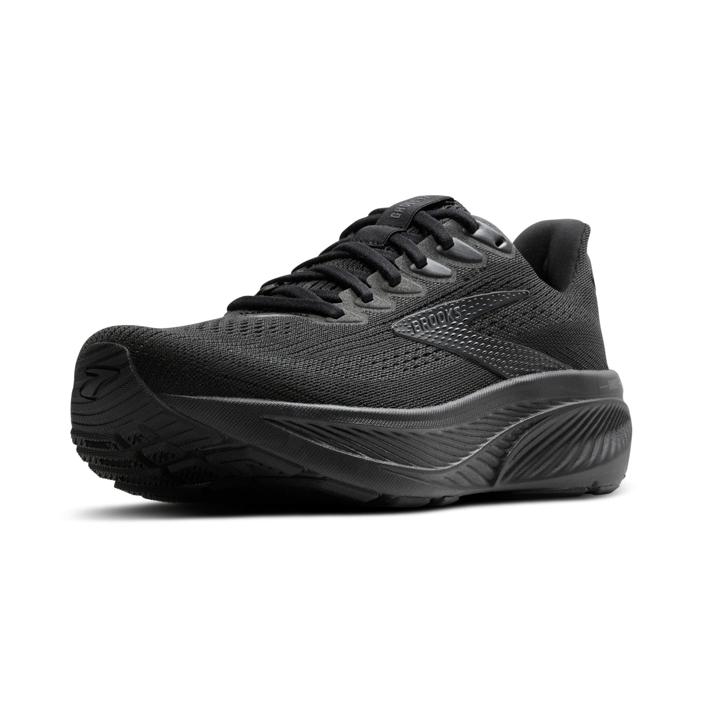 Brooks Women’s Ghost 17 Neutral Running Shoe - Black/Black/Ebony - 12 X-Wide
