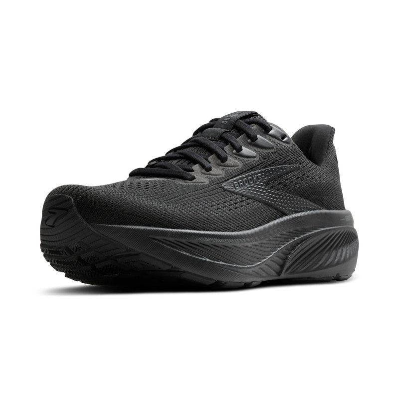 Brooks Men’s Ghost 17 Neutral Running Shoe - Black/Black/Ebony - 9.5 Wide
