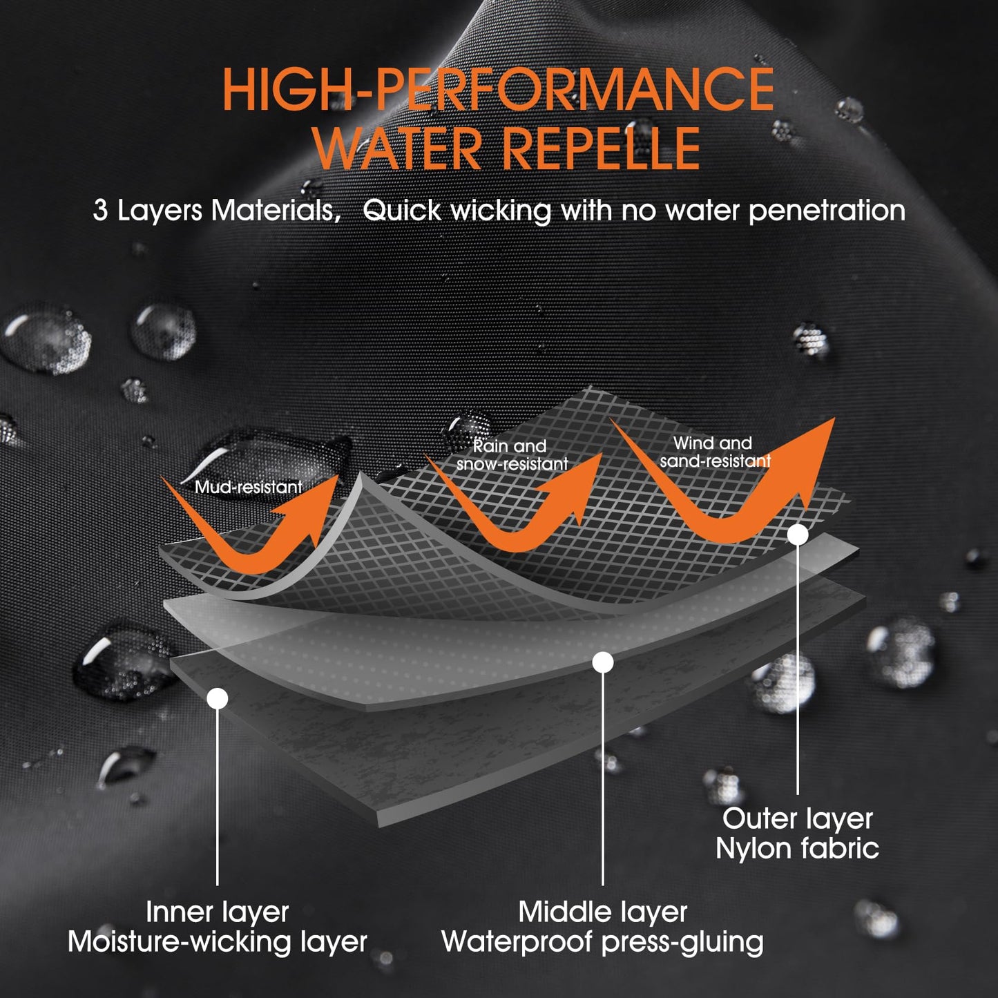 Waterproof Leg Gaiters for Men and Women Adjustable Snow Boot Gaiters for Hiking in Hunting Sand and Mud Mountain Climbing or Snowshoeing (Green M)