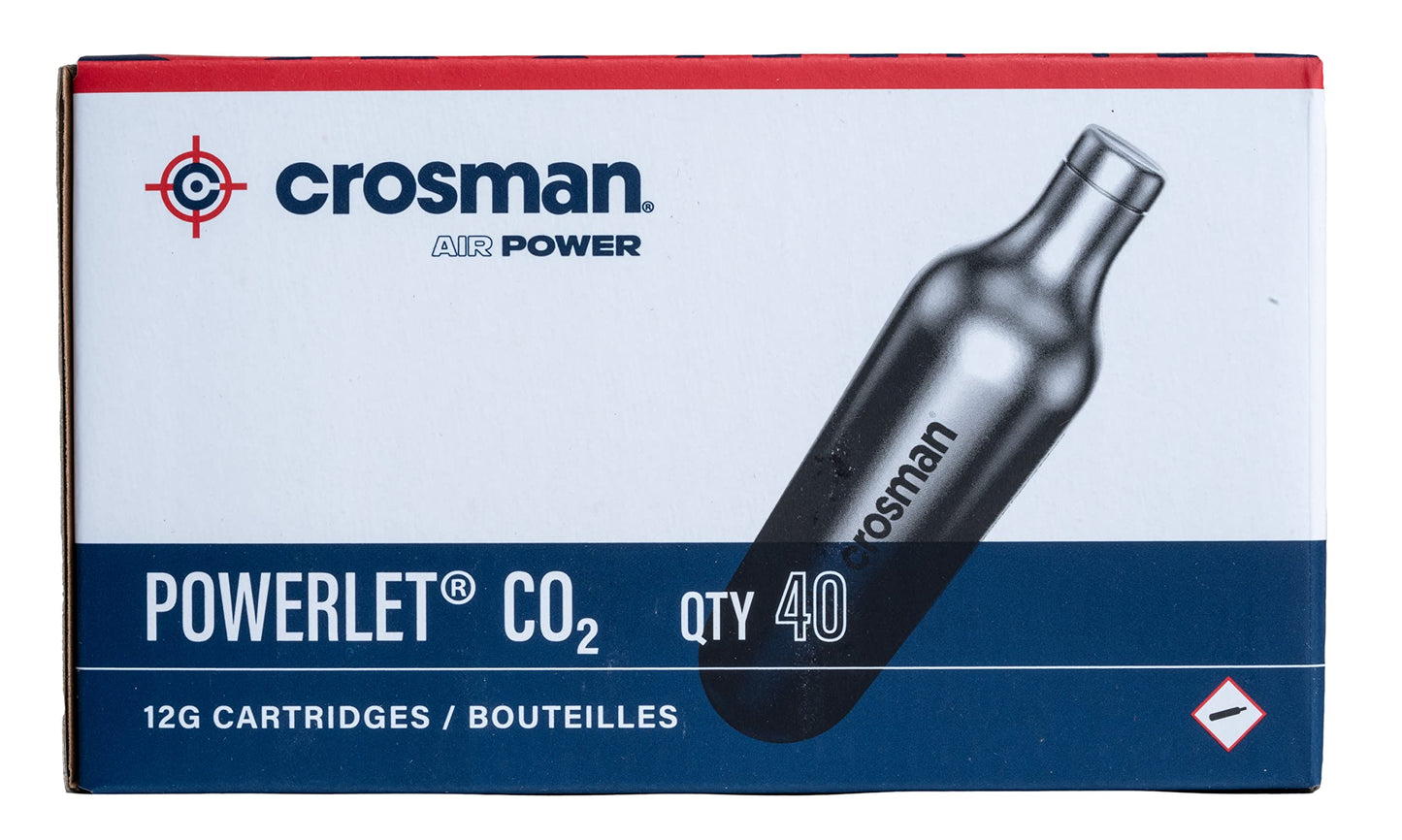 Daisy Powerline 426 Air Pistol and Crosman 40-Count 12-Gram CO2 Cartridges Bundle