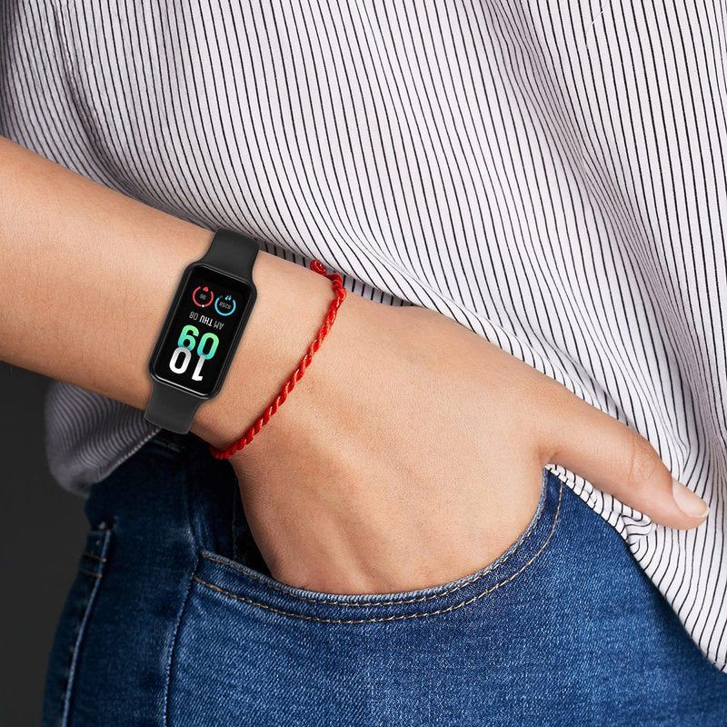 (10 Pack) NTidea Compatible with Amazfit Band 7 Replacement Bands,Soft Silicone Wristbands, Color Sport Adjustable Wrist Strap for Women Men