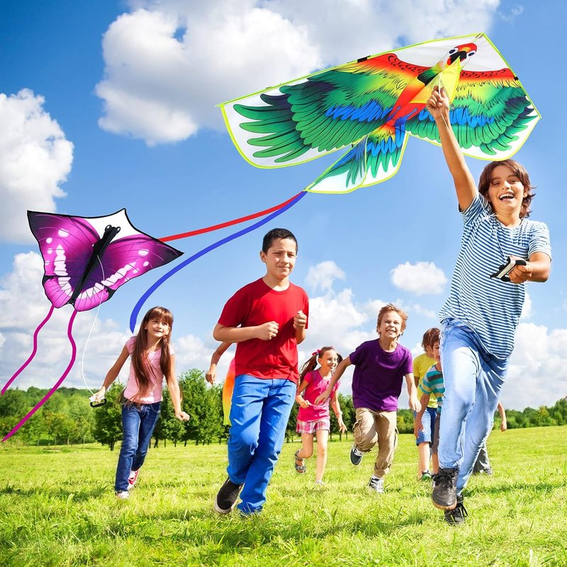 Large Butterfly Kite - Easy to Fly for Kids & Adults | 6 Pack - Perfect for Outdoor Games & Beach Activities