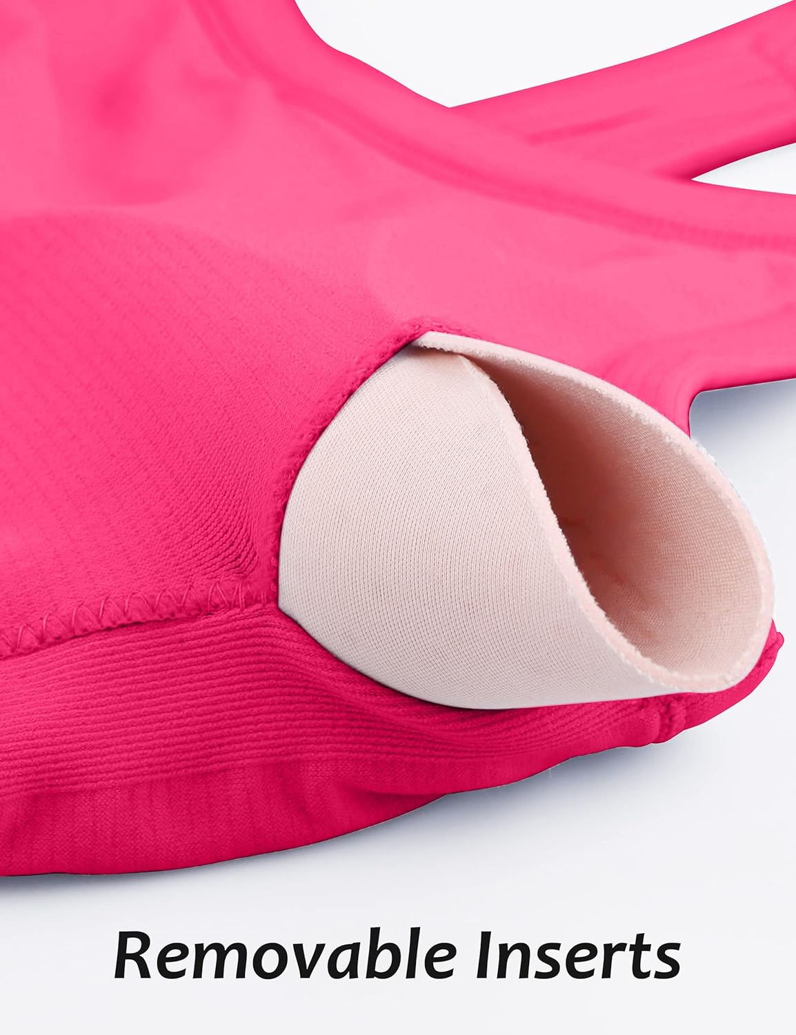 Workout Tank Tops for Women - Seamless Racerback Athletic Yoga Shirt with Built-In Bra | Comfortable Gym Wear