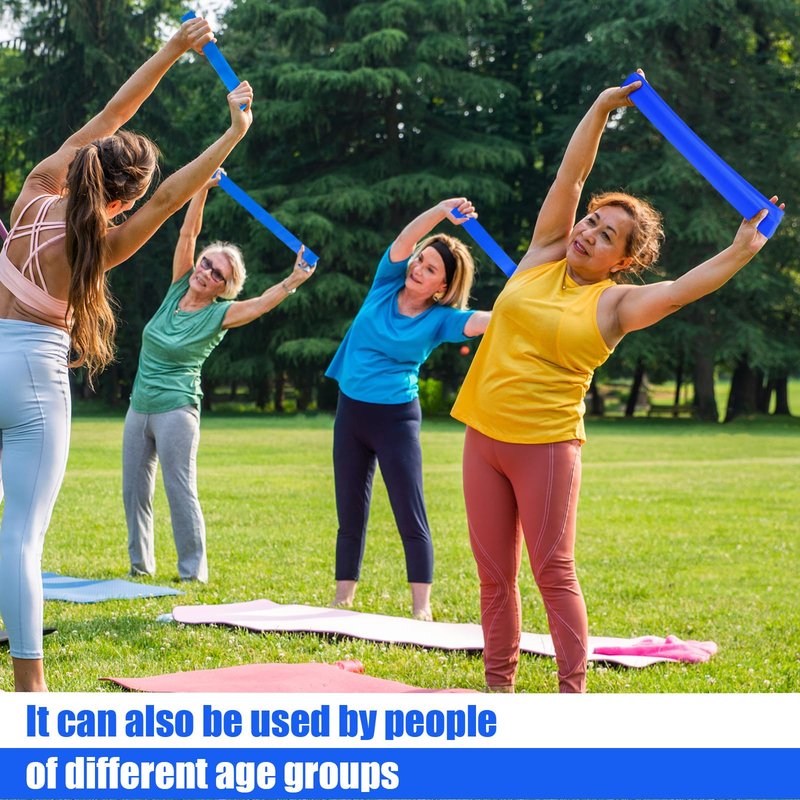 Deekin 20 Pcs Resistance Bands Resistance Loop Exercise Bands Exercise Equipment Elastic Drap Ring for Women and Men Home Fitness, Gym, Yoga(25-30 Lbs,Blue)