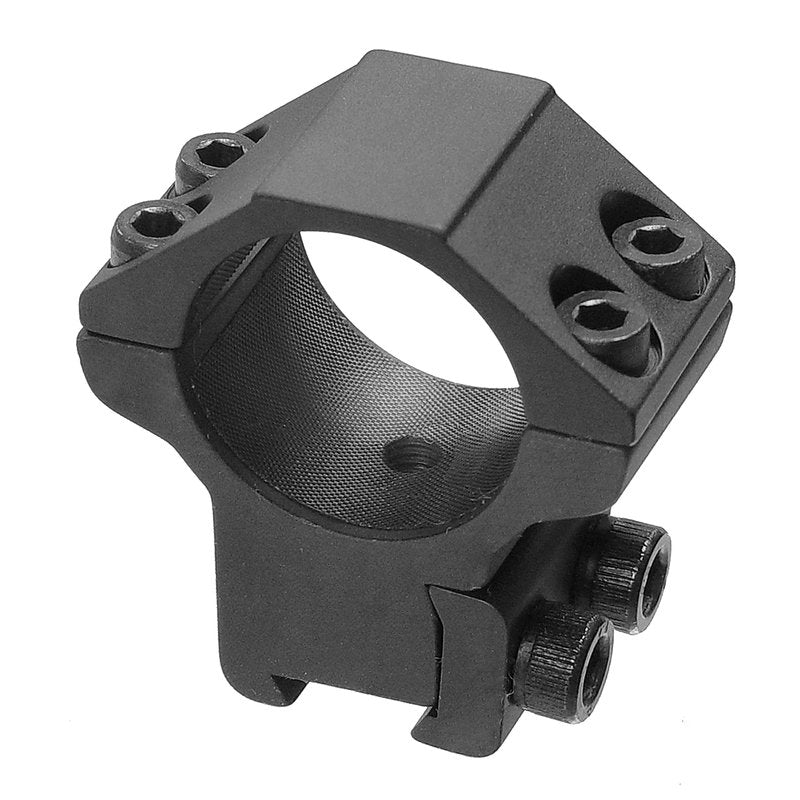UTG 1"/2PCs Medium Profile Airgun Rings w/Stop Pin , Black