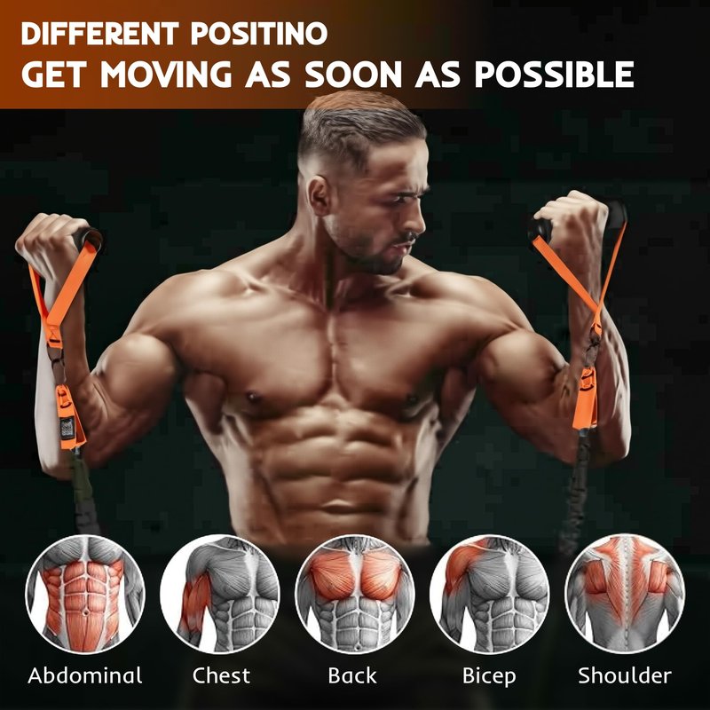 Resistance Bands Set for Pull Up Bar, Exercise Bands with Handles, Home Gym Workout Equipment, Pilates Fitness Resistance Bands, Lifting Straps for Pull Ups, Doorway Pull Up Bar Accessory
