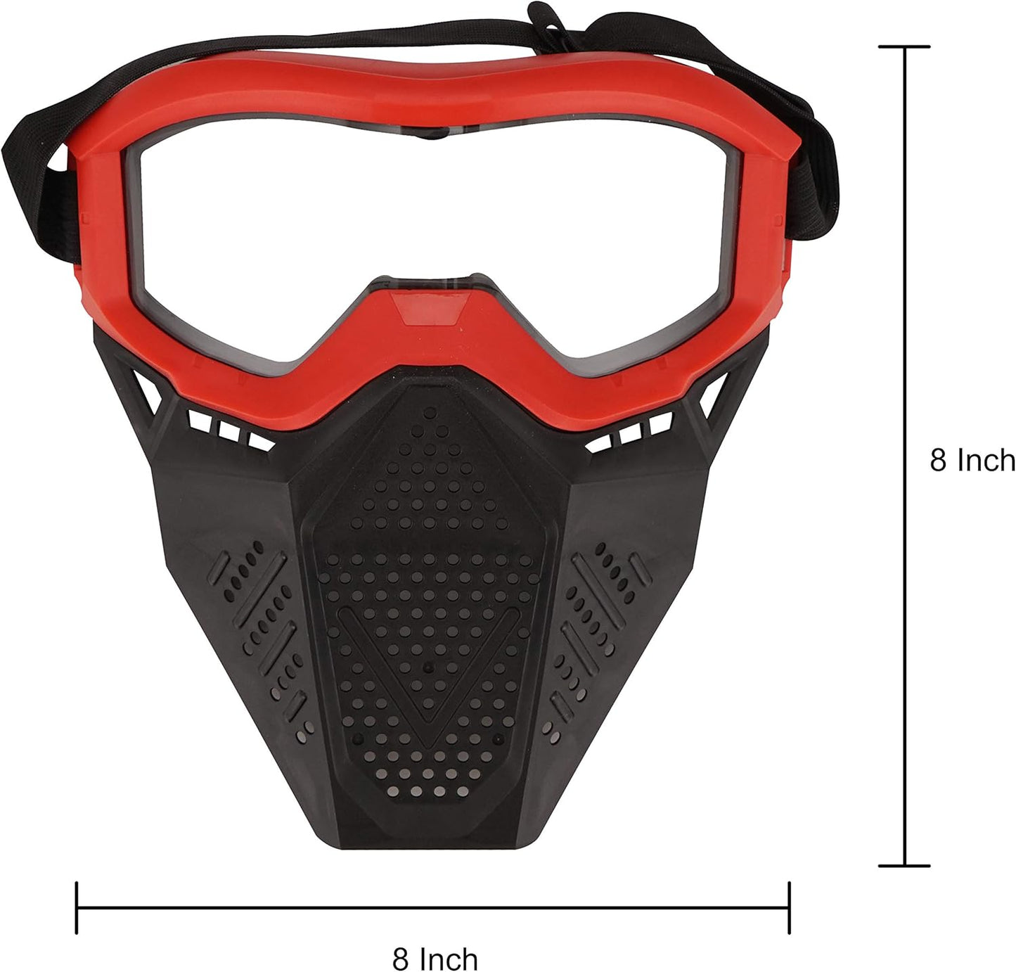 Tactical Nerf Rival Mask - Compatible with Apollo, Zeus, Khaos | Durable Design for Enhanced Play