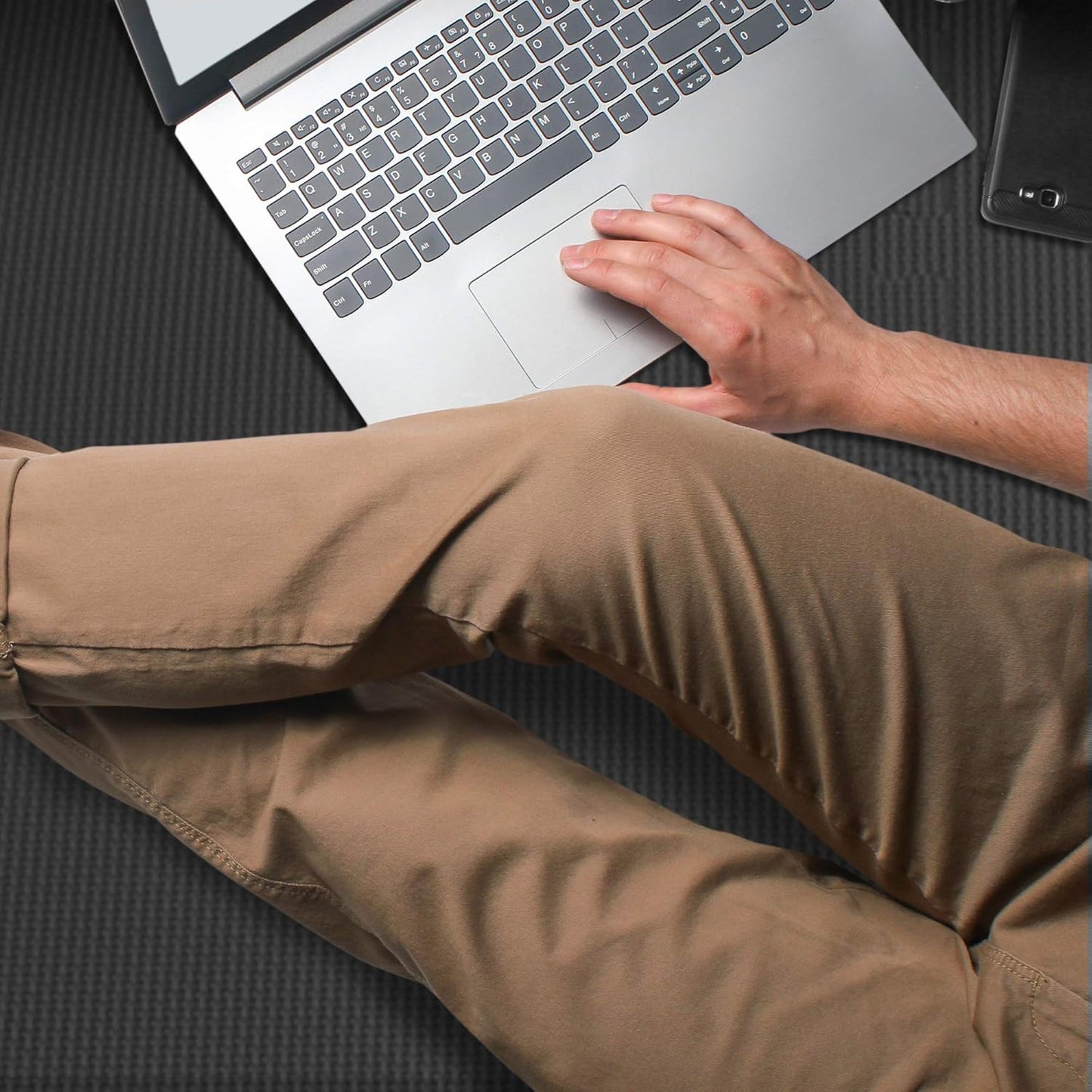 EVA Foam Exercise Floor Mat - 3/8" Thick Interlocking Tiles for Home & Gym | Anti-Fatigue Design