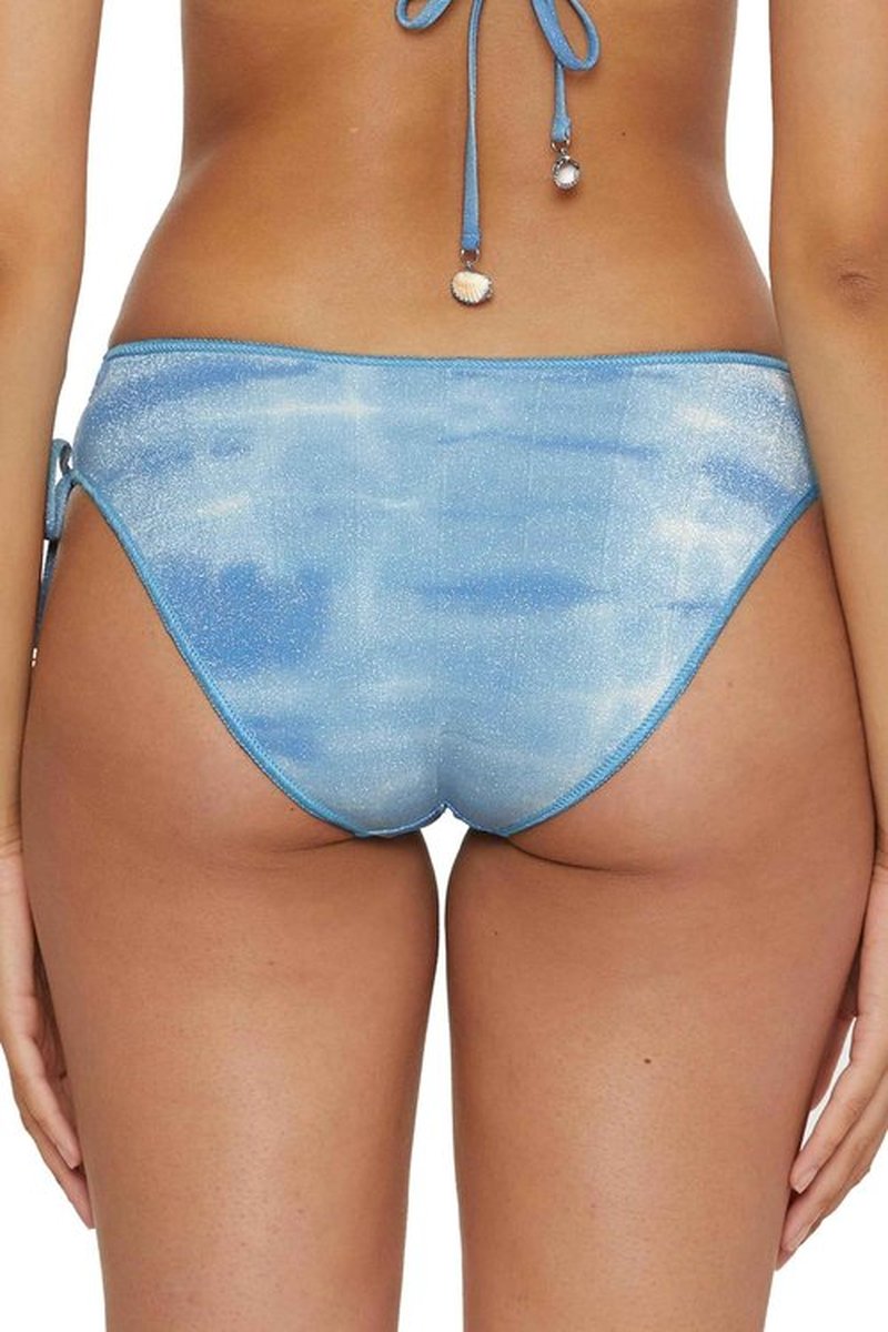 Becca by Rebecca Virtue Women's Standard Washed Away Hipster Bikini Bottom, Cheeky Coverage, Swimwear Separates, Ice Blue