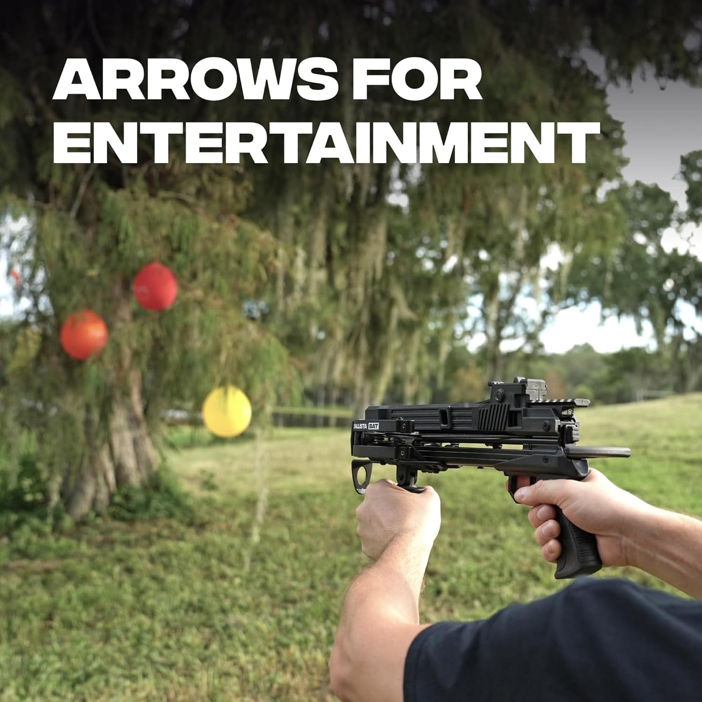 BALLISTA 10.5" Crossbow Bolts - Carbon Arrows with Half-Moon Nocks | OD 5.5mm for BAT Regular & Reverse