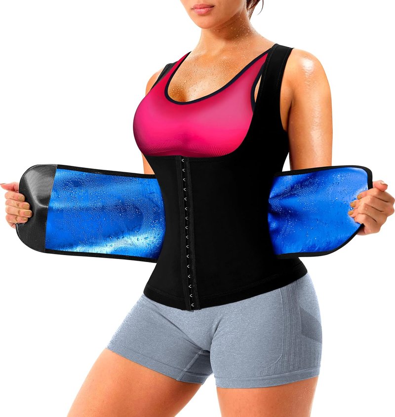 Slimming Sauna Suit for Women - Heat Trapping Sweat Vest | Adjustable Belt, Breathable Design