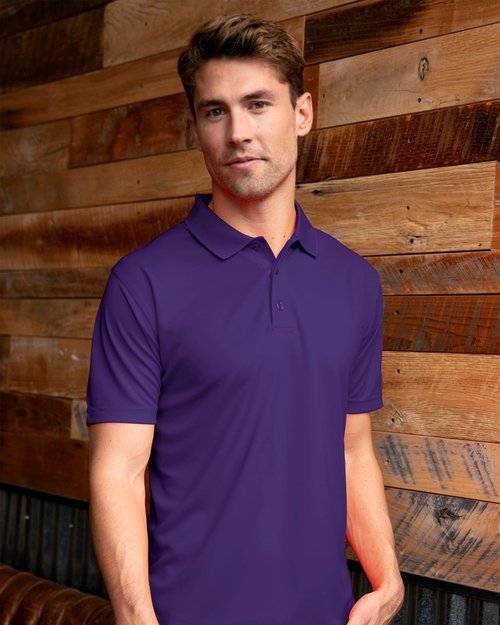 Men's Collegiate Premium Moisture Wicking Team Color Icon Polo, East Carolina Pirates, XX-Large
