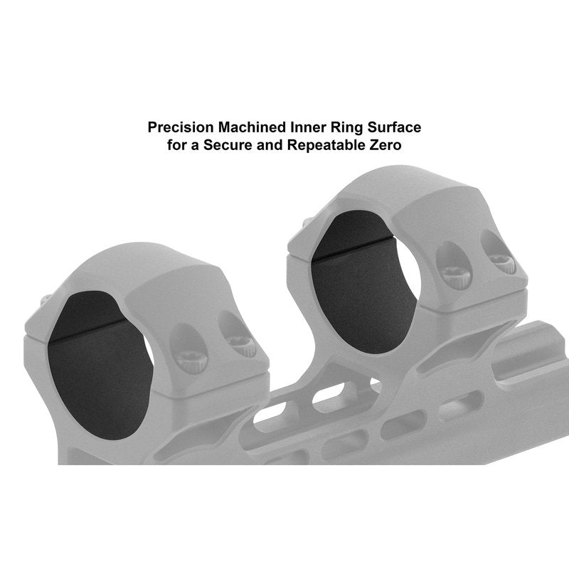 UTG ACCU-SYNC™ 30mm High Profile 34mm Offset Pic. Rings, Red