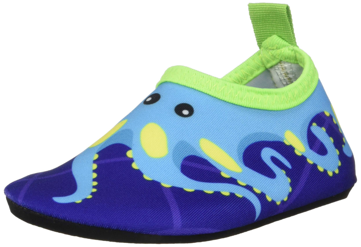 Toddler Kids Swim Water Shoes Quick Dry Non-Slip Water Skin Barefoot Sports Shoes Aqua Socks for Boys Girls Toddler, Blue Octopus, 7 Toddler