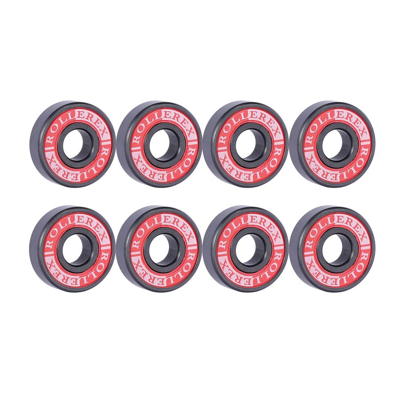 8-Pack Rollerex Apollo 608-2RS Skate Bearings