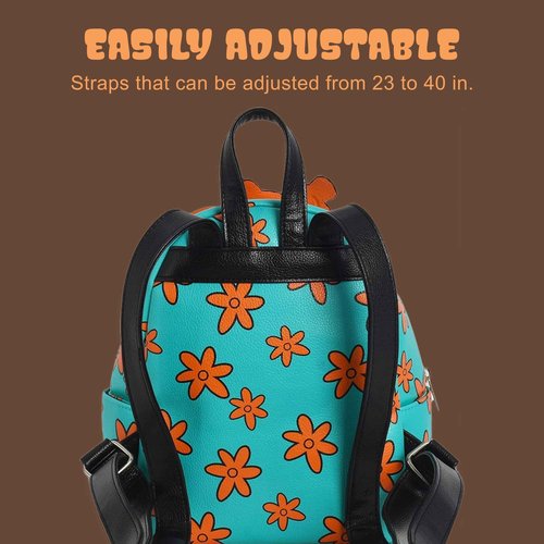 Concept One Scooby Doo Mini Backpack, Scooby Snacks Small Travel Bag for Men and Women, Multi, 9 Inch