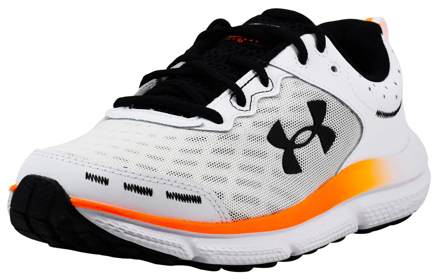 Under Armour Men's Charged Assert 10, (101) White/White/Black, 8, US
