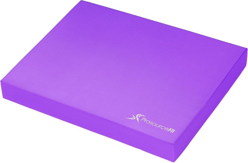 ProsourceFit Exercise Balance Pad - Non-Slip Cushioned Foam Mat for Fitness & Stability Training | Yoga & Therapy