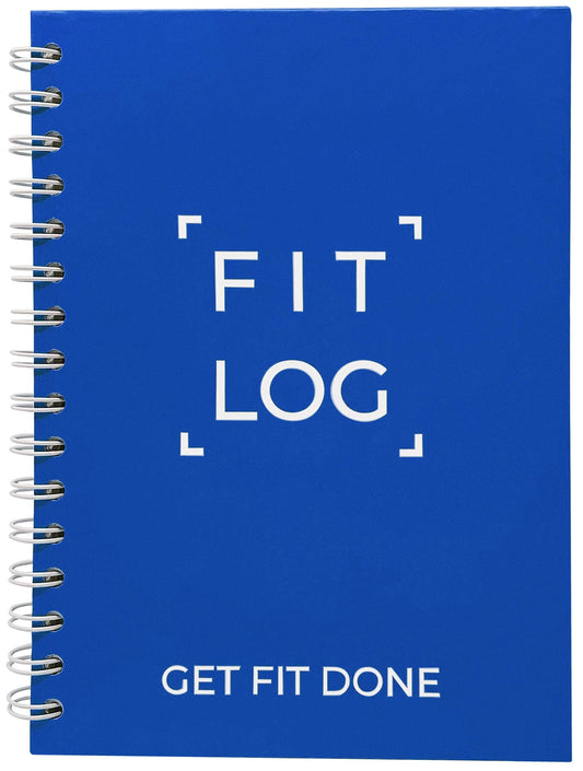 Fitness Journal & Workout Planner - Designed by Experts Gym Notebook, Workout Tracker, Exercise Log Book for Men Women - Blue