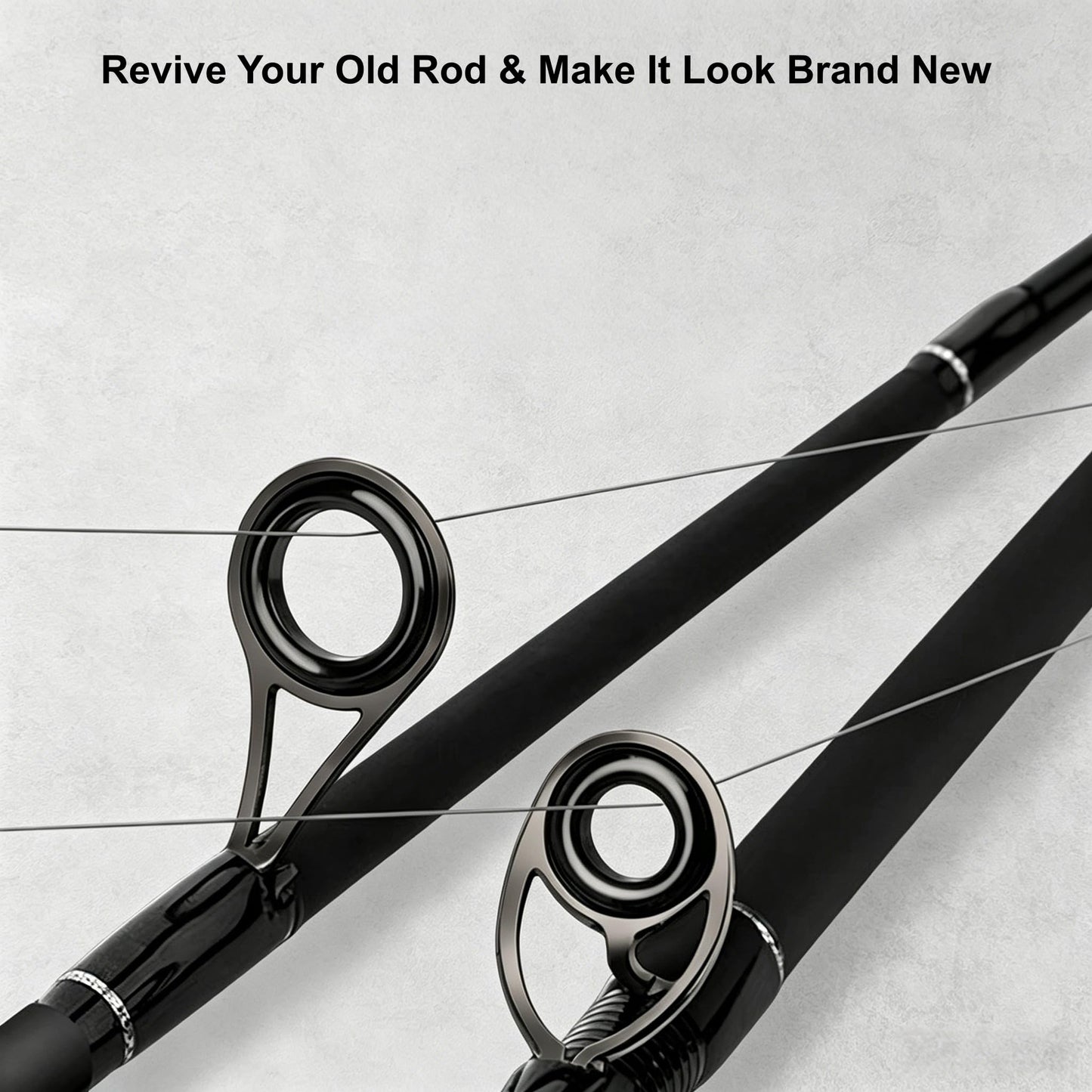 Fishing Rod Repair Kit with Rod Wrapping Machine Complete Size Pole Guides