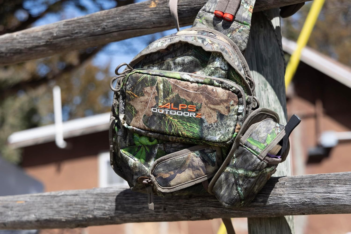 ALPS OutdoorZ Ambush Crossbody Sling Bag - Lightweight Hunting Design, Ambidextrous Strap, Mossy Oak Obsession