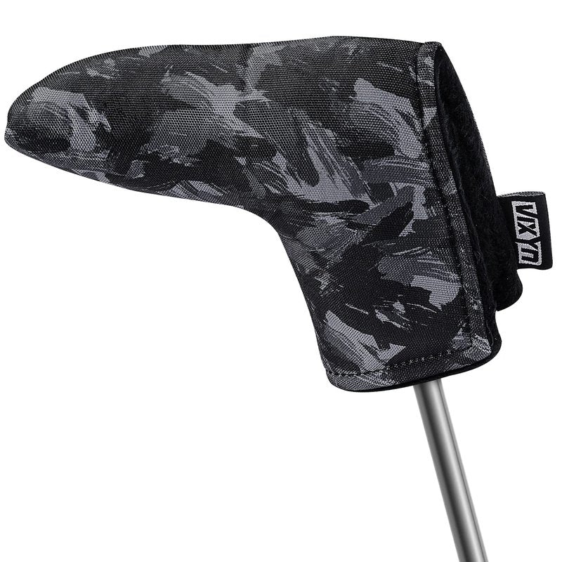 VIXYN Blade Putter Cover - Premium Golf Putter Headcovers - Magnetic Fleeced Lined Head Covers (Black Brush)
