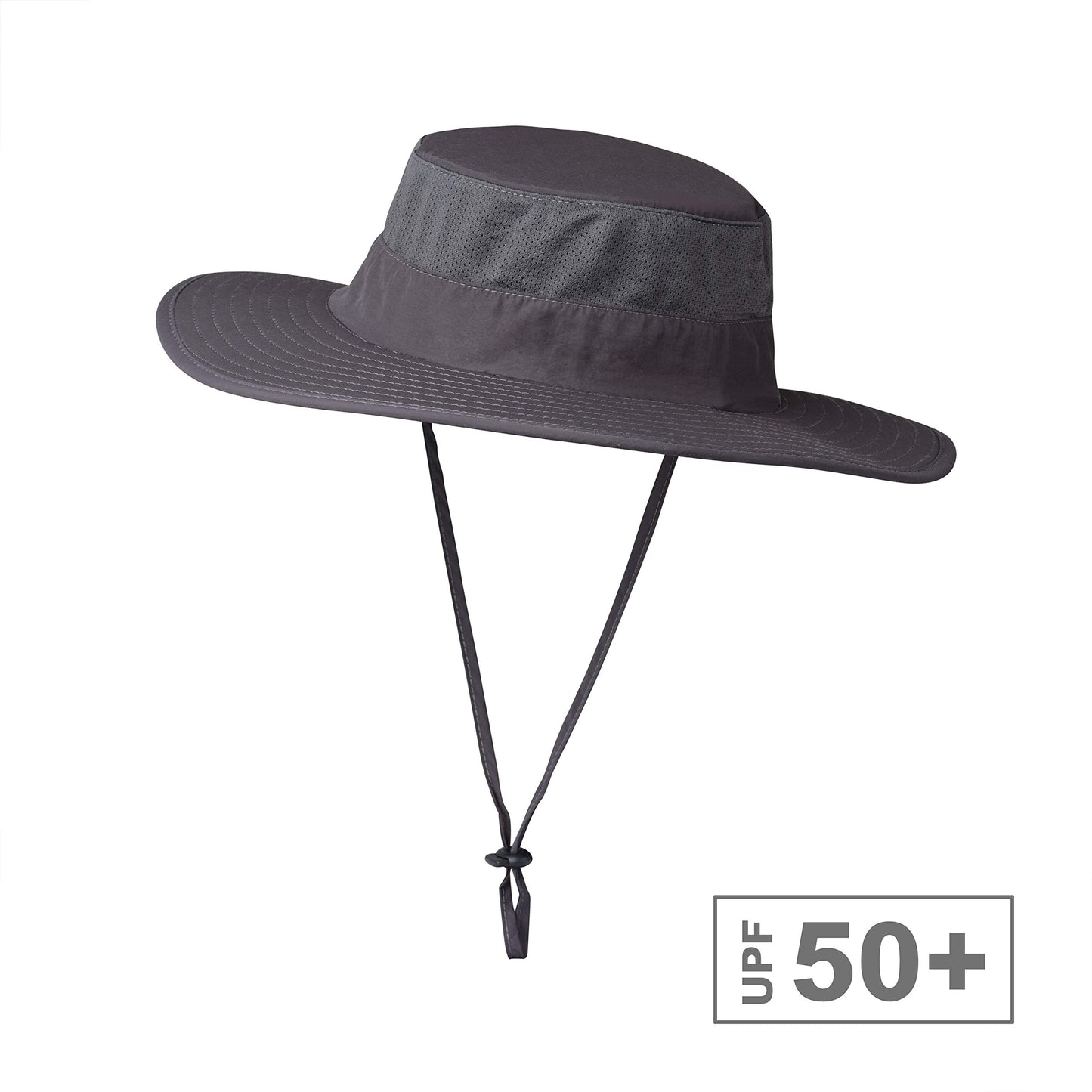 Fishing Hat,Sun Cap with UPF 50+ Sun Protection and Neck Flap,for Man and Women Dark Gray