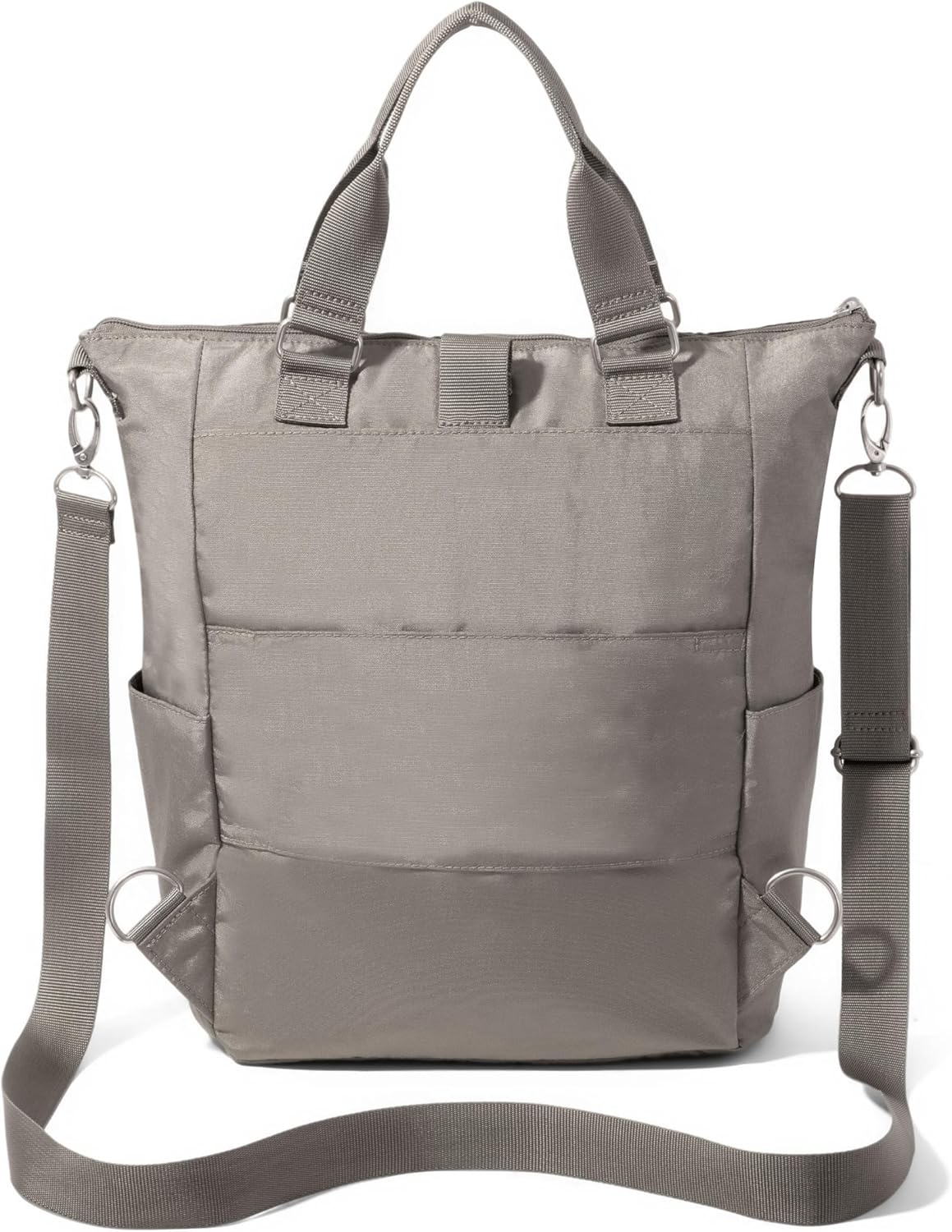 Baggallini Tote Backpack - 3-in-1 Lightweight Travel Bag with RFID Phone Wristlet | 15"x10.5"