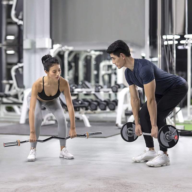 Elevens Olympic Training Barbells Curl Bar 330LBS/400LBS/700LBS /1000LBS/1200LBS/1500LBS Weight Capacity Available,Workout Barbell Super Suitable for Weightlifting, Hip Thrusts,Squats and Lunges(Black/330LBS）