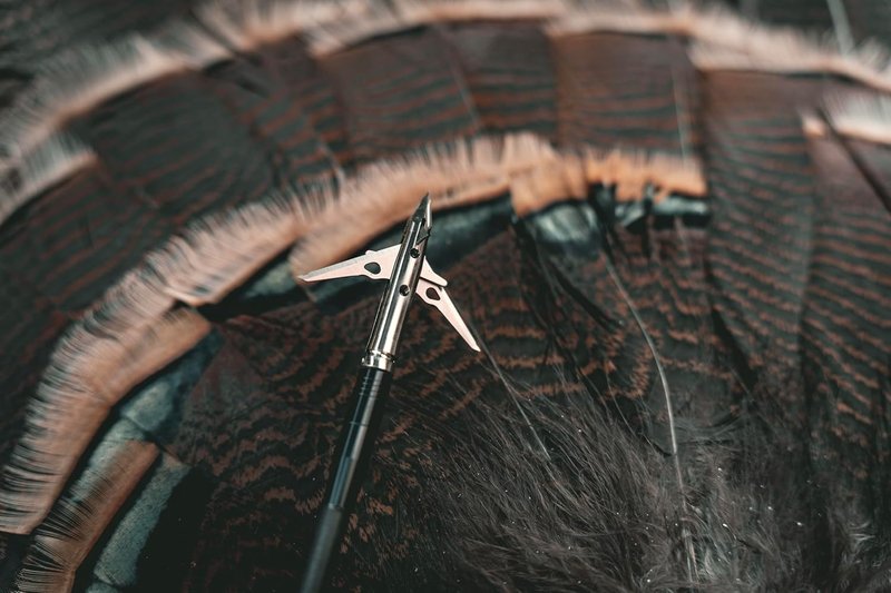 SEVR Titanium 2.0 Hybrid Broadheads - 100 Grains, 4 Pack for Precision Hunting