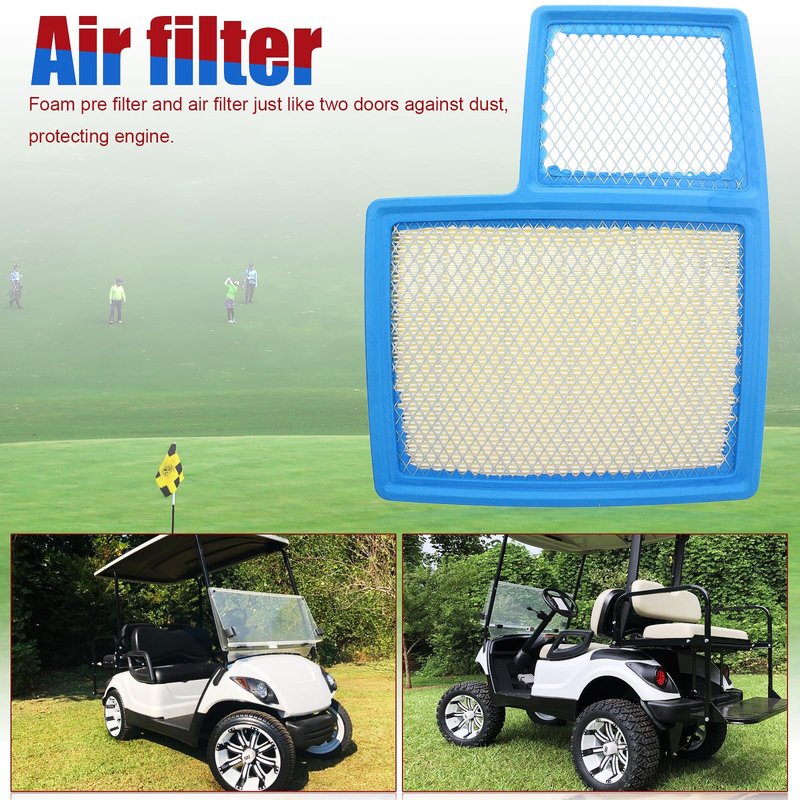 YOFMOO G16 G19 G20 G21 G22 G29 Filter Compatible with Yamaha Golf Cart JN6-E4450-00 JN6-E4450-01 G16A G22A 4-Cycle Engine 301cc 357cc 1996-UP